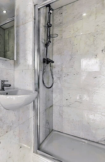 Blocked Shower